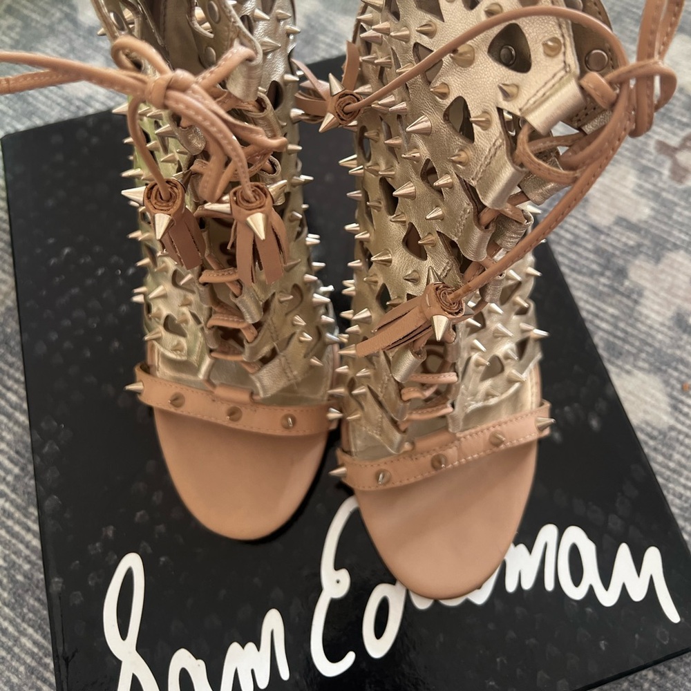 Sam Edelman Alison spiked cut out heel sandal